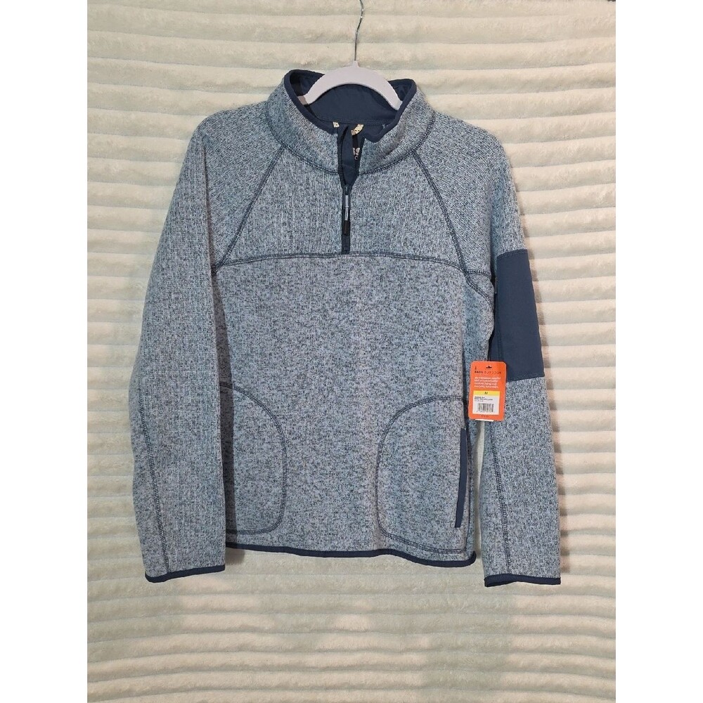 0134 Women’s Quarter-Zip Pullover‎ Sweater; Medium